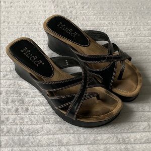 Mudd Wedge Sandals